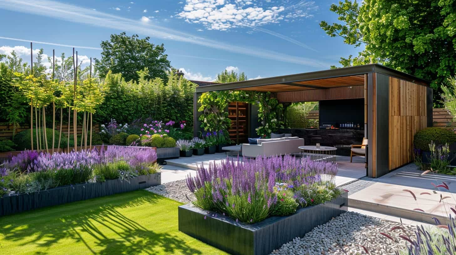 Outdoor living garden design ideas kitchen and garden building